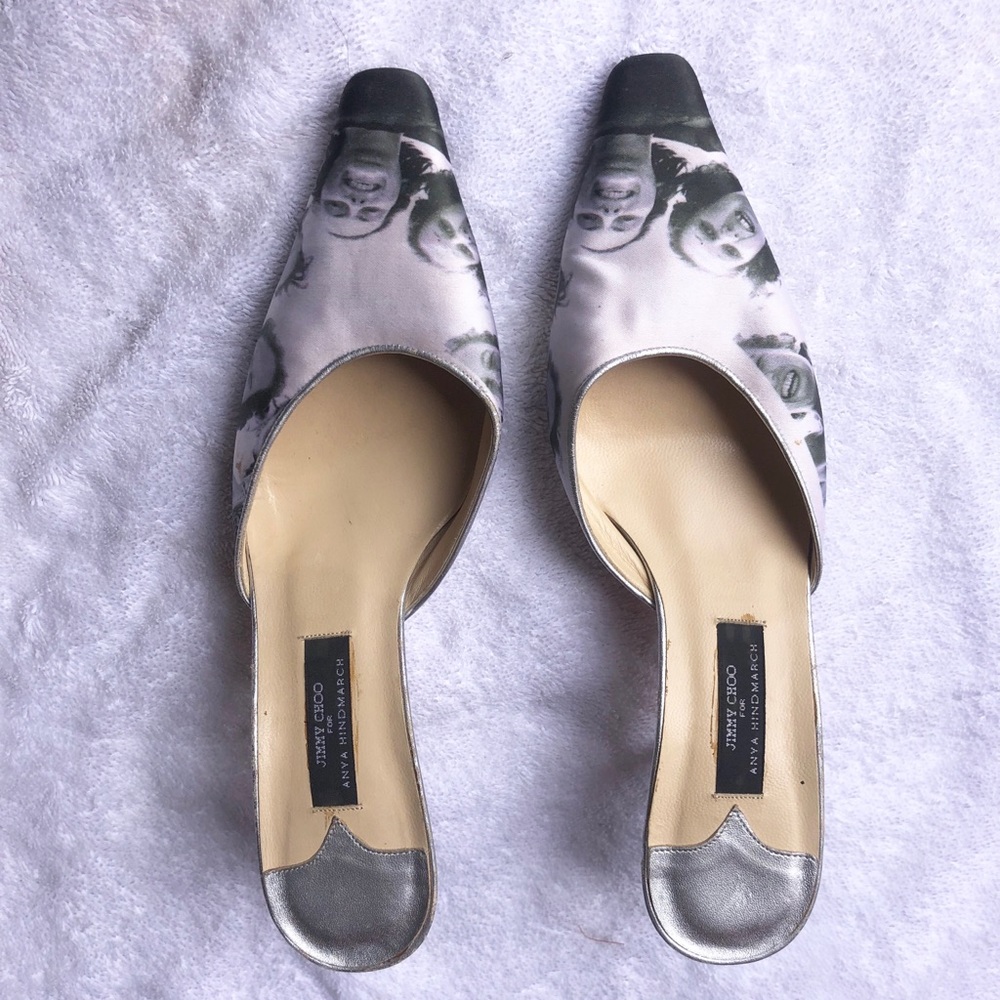 Jimmy Choo for Anya Hindmarch Size 7 Kitten Heel
